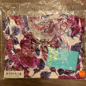 New in package Posh Peanut Violet short sleeve bodysuit twirl